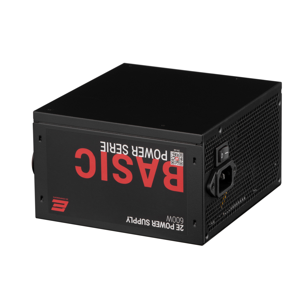 Блок питания 2E BASIC POWER (600W), 80, 120mm, 1xMB 24pin(20+4), 1xCPU 8pin(4+4), 3xMolex, 4xSATA, 2xPCIe 8pin( (2E-BP600-120APFC) - 5