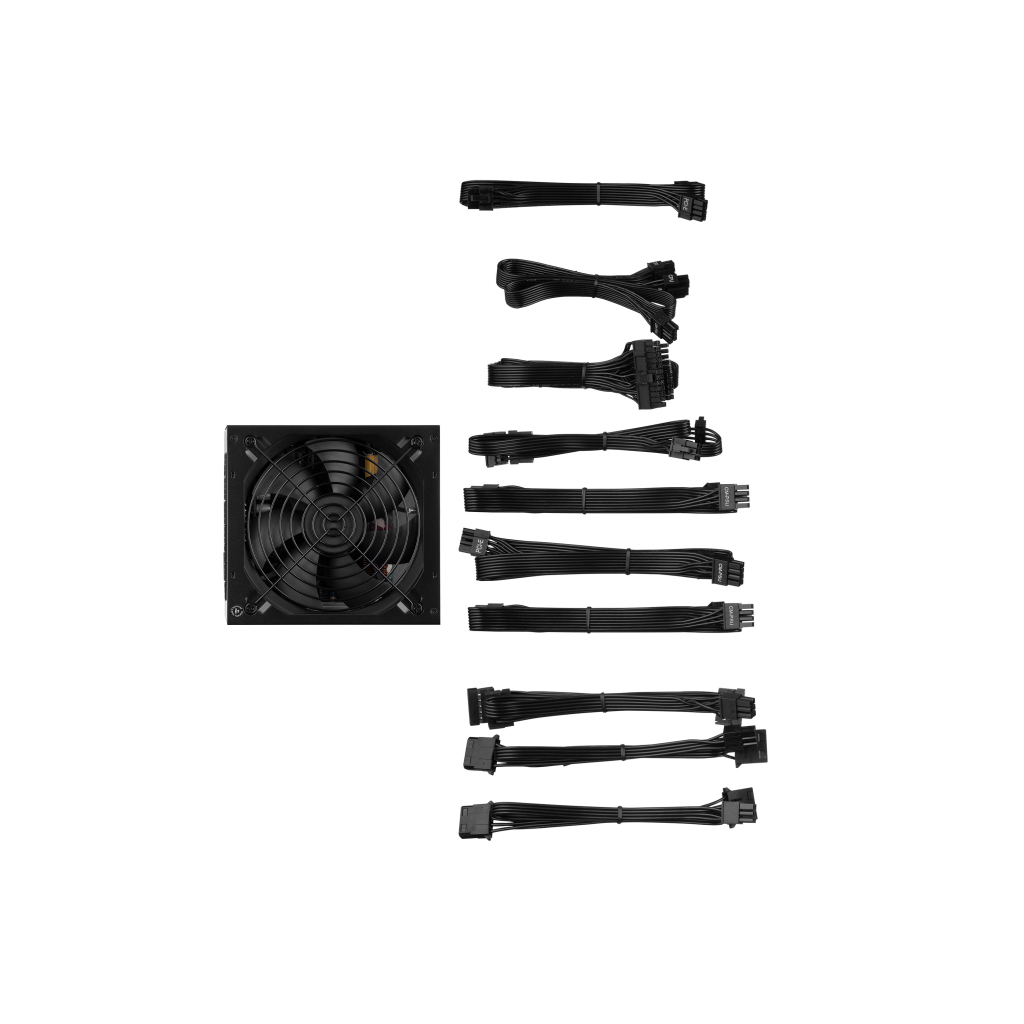 Блок питания 2E GAMING EXTRA POWER (750W), >90, 80+ Gold, 140mm, 1xMB 24pin(20+4), 1xCPU 8pin(4+4), 4xMolex, 6x (2E-EP750GM-140) - 2