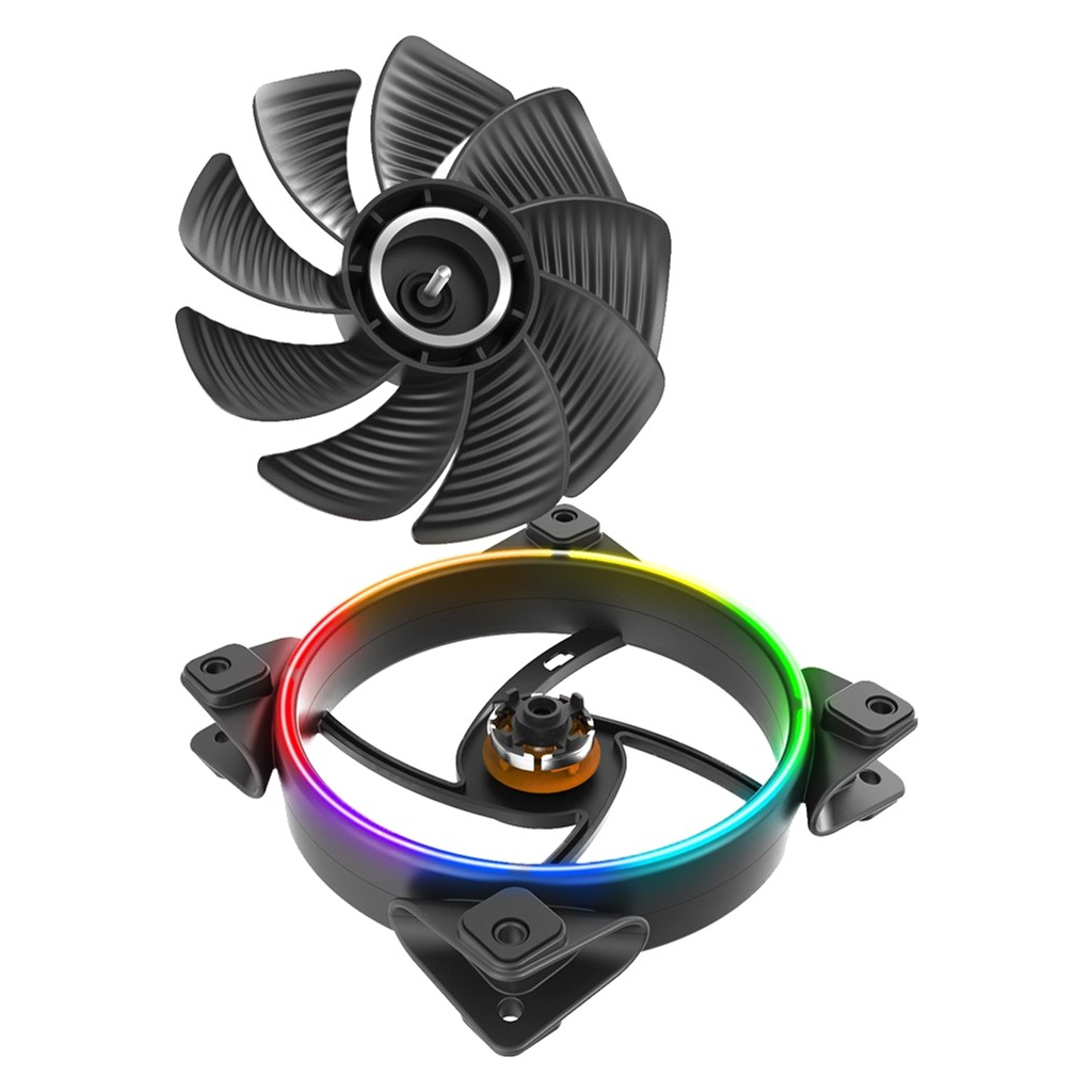 Кулер для корпуса PcСooler CORONA FRGB (Dual Ring) - 2