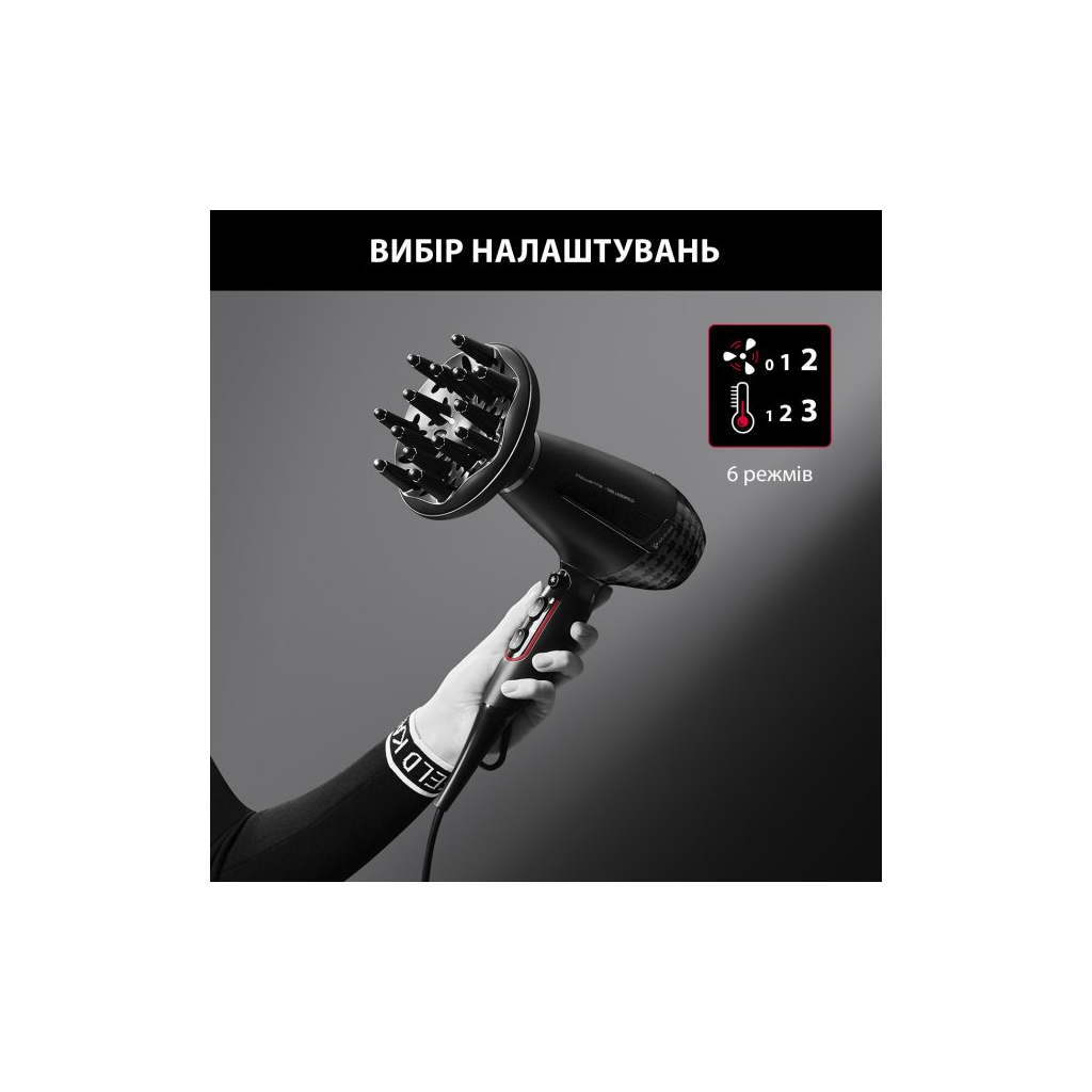 Фен Rowenta CV888LF0 - 3