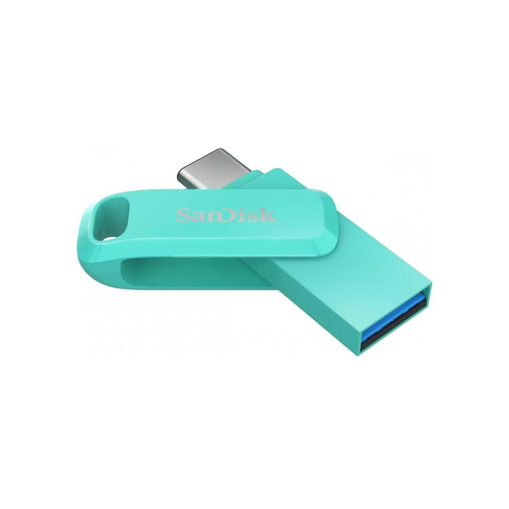 USB флеш накопитель SanDisk 64GB Ultra Dual Drive Go USB 3.0/Type C Green (SDDDC3-064G-G46G) - 1 USB флеш накопитель SanDisk 64GB Ultra Dual Drive Go USB 3.0/Type C Green (SDDDC3-064G-G46G) - 1