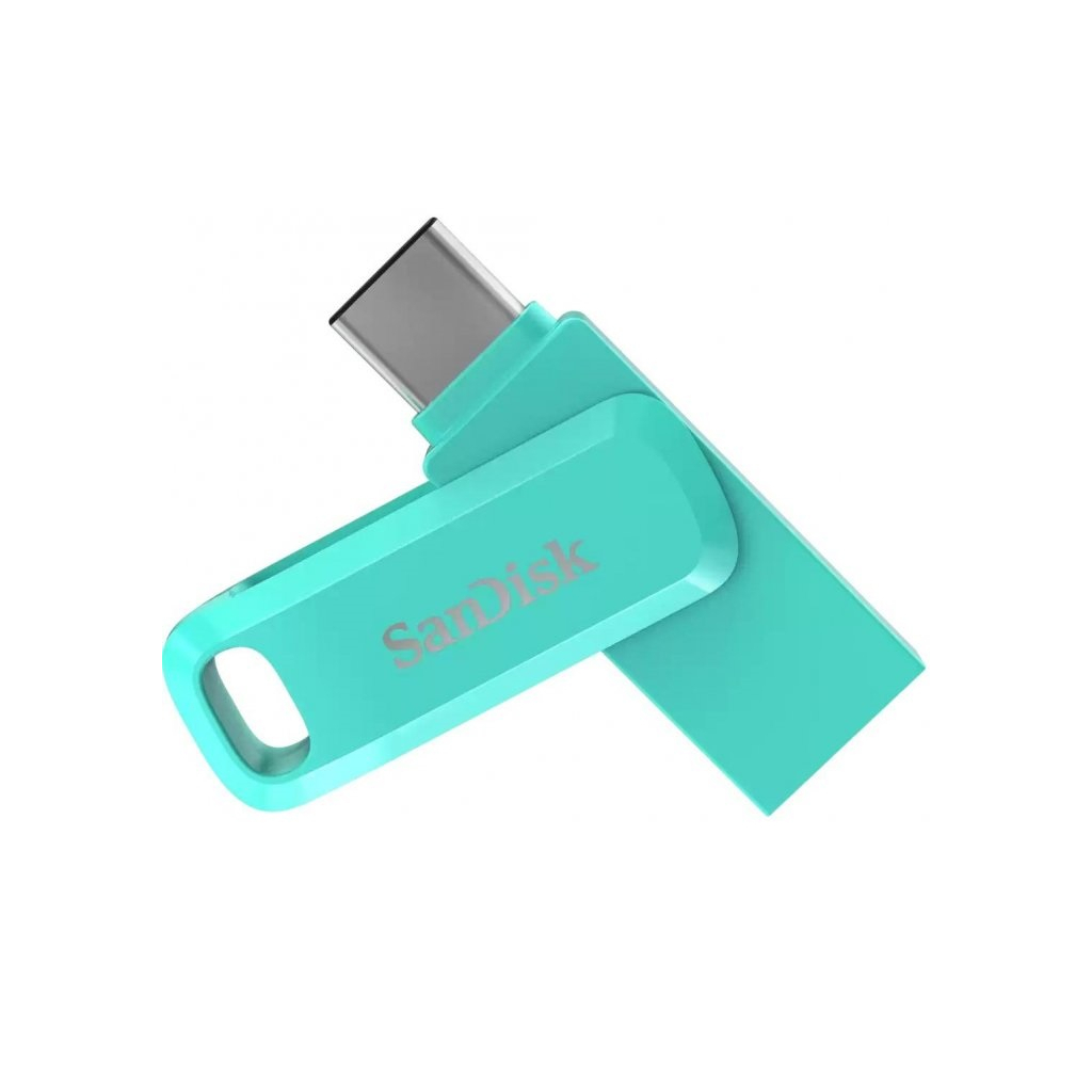 USB флеш накопитель SanDisk 64GB Ultra Dual Drive Go USB 3.0/Type C Green (SDDDC3-064G-G46G) - 3 USB флеш накопитель SanDisk 64GB Ultra Dual Drive Go USB 3.0/Type C Green (SDDDC3-064G-G46G) - 3
