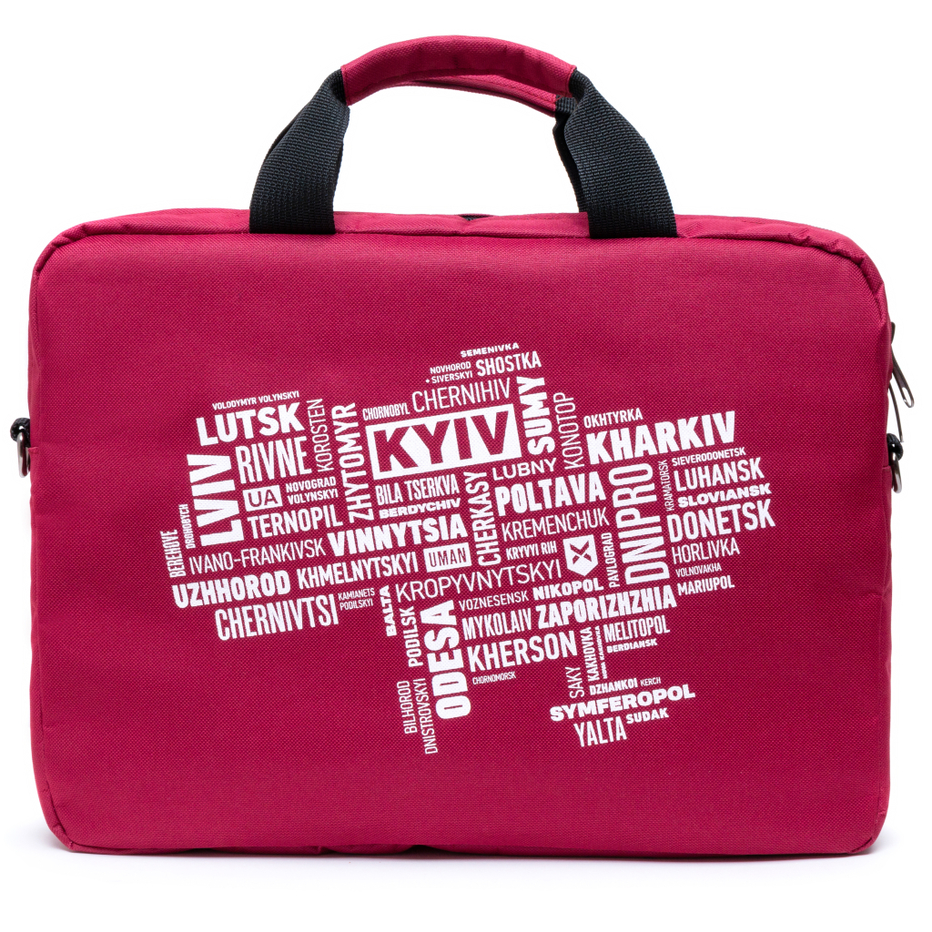 Сумка для ноутбука Vinga 16-17" NB160UW Burgundy (NB160UWBY) - 1