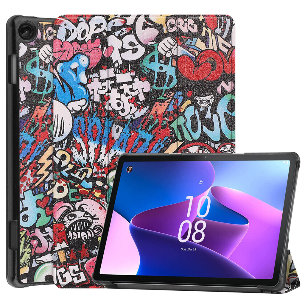 Чехол для планшета BeCover Smart Case Lenovo Tab M10 TB-328F (3rd Gen) 10.1" Graffiti (708294) - 5