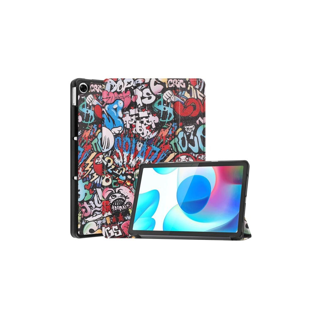 Чехол для планшета BeCover Smart Case Realme Pad 10.4" Graffiti (708274) - 9