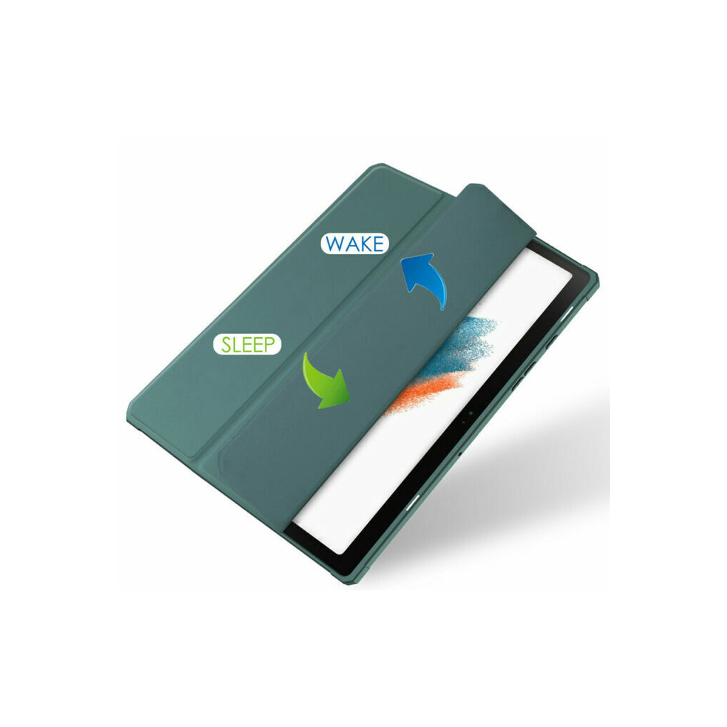 Чехол для планшета BeCover Soft Edge Samsung Galaxy Tab A8 10.5 (2021) SM-X200 / SM-X205 Dark Green (708358) - 2