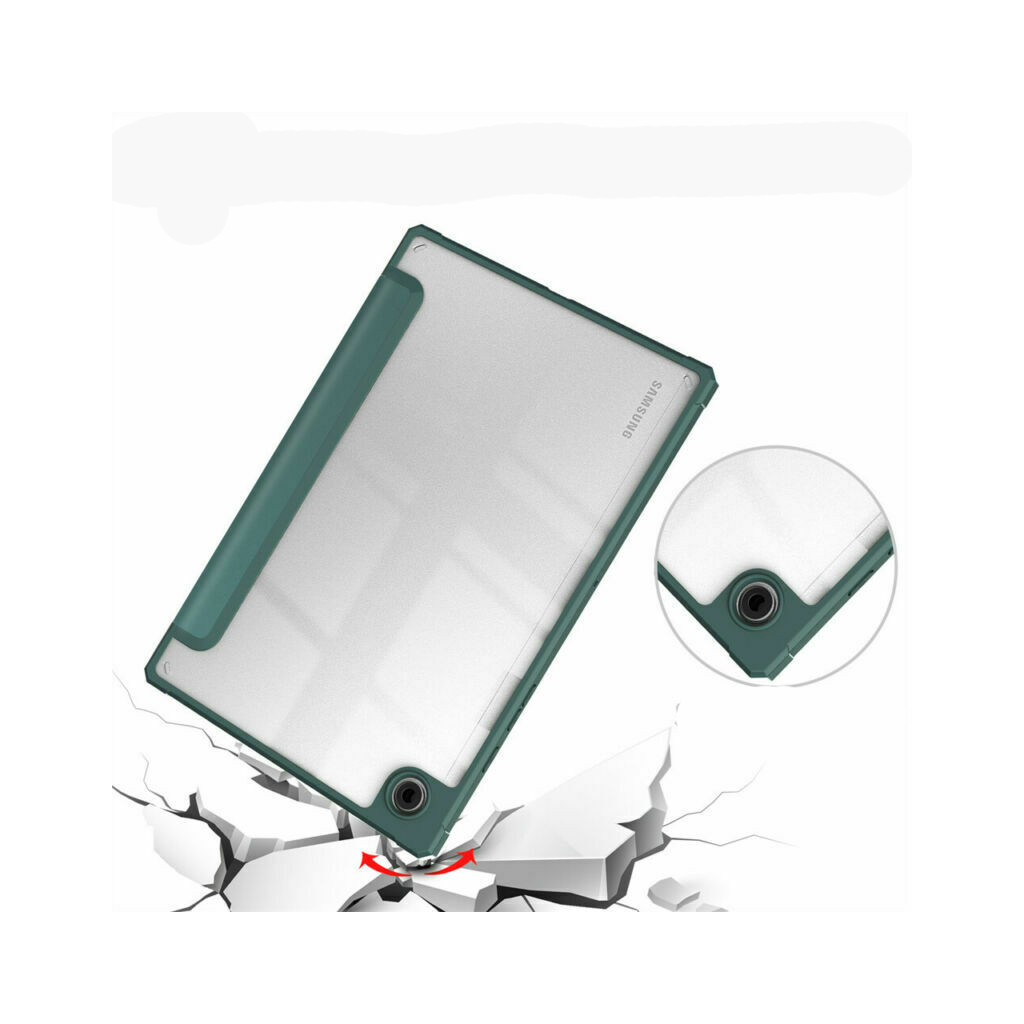 Чехол для планшета BeCover Soft Edge Samsung Galaxy Tab A8 10.5 (2021) SM-X200 / SM-X205 Dark Green (708358) - 3