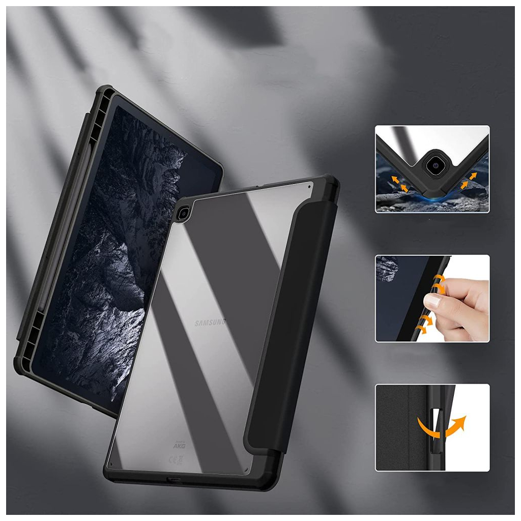 Чехол для планшета BeCover Soft Edge Pencil Mount Samsung Galaxy Tab S6 Lite 10.4 P610/P613/P615/P619 Black (708351) - 4