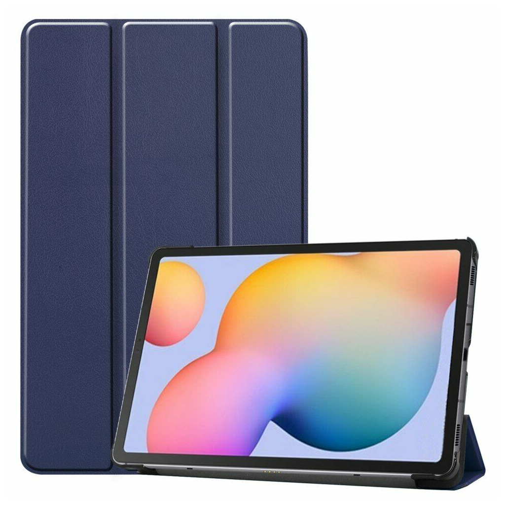 Чехол для планшета BeCover Soft Edge Pencil Mount Samsung Galaxy Tab S6 Lite 10.4 P610/P613/P615/P619 Deep Blue (708352) - 2