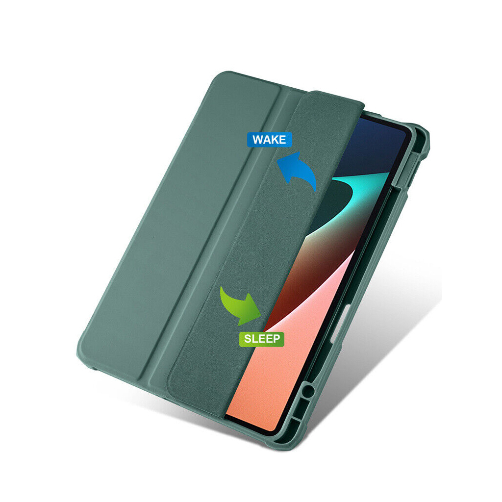Чехол для планшета BeCover Soft Edge Pencil Mount Xiaomi Mi Pad 5 / 5 Pro Dark Green (708363) - 2