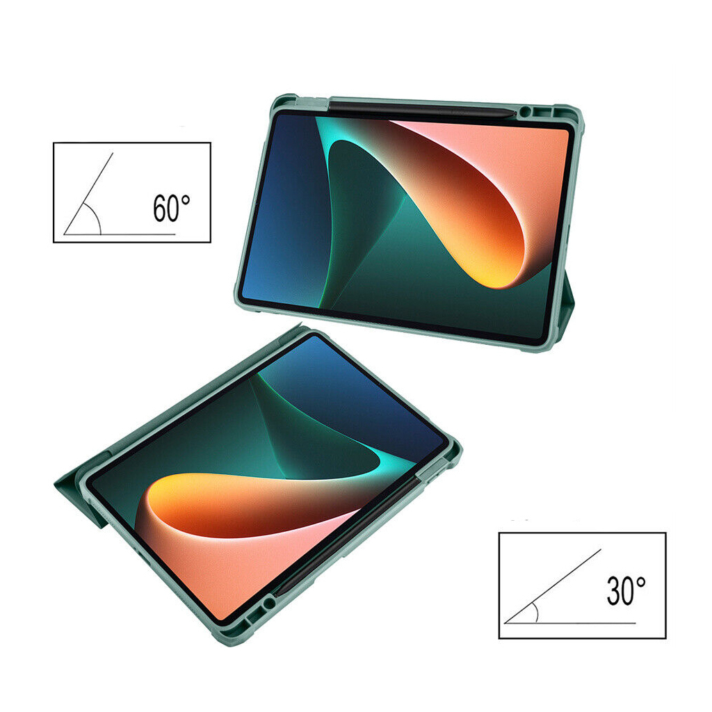 Чехол для планшета BeCover Soft Edge Pencil Mount Xiaomi Mi Pad 5 / 5 Pro Dark Green (708363) - 5