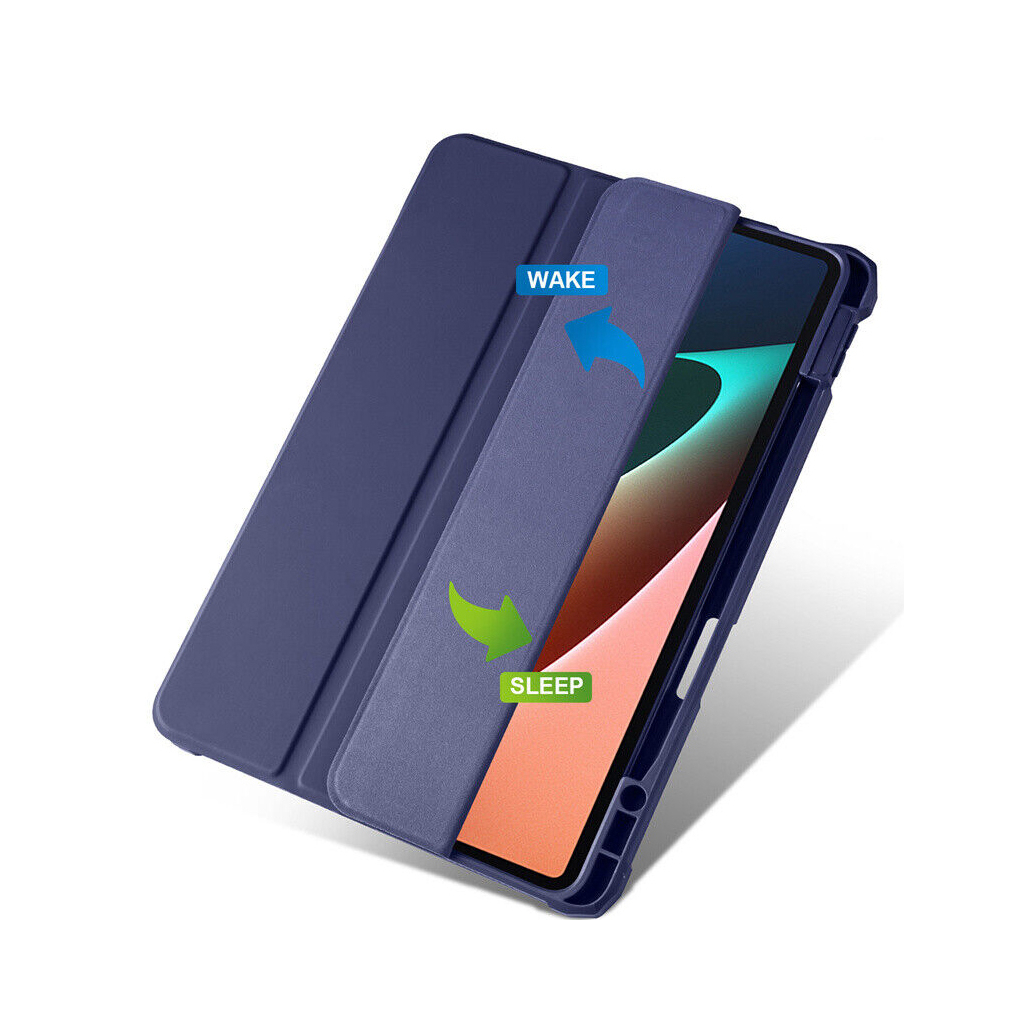 Чехол для планшета BeCover Soft Edge Pencil Mount Xiaomi Mi Pad 5 / 5 Pro Deep Blue (708362) - 2