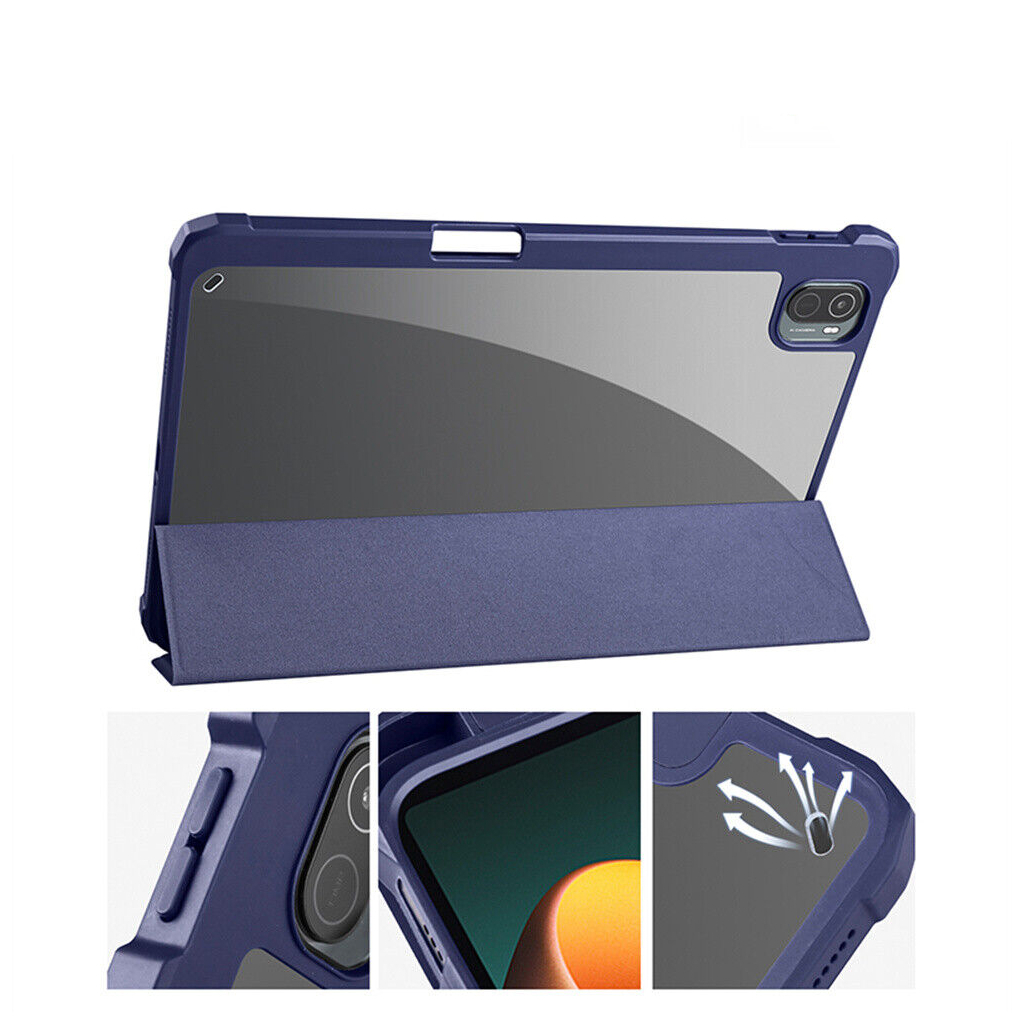 Чехол для планшета BeCover Soft Edge Pencil Mount Xiaomi Mi Pad 5 / 5 Pro Deep Blue (708362) - 3