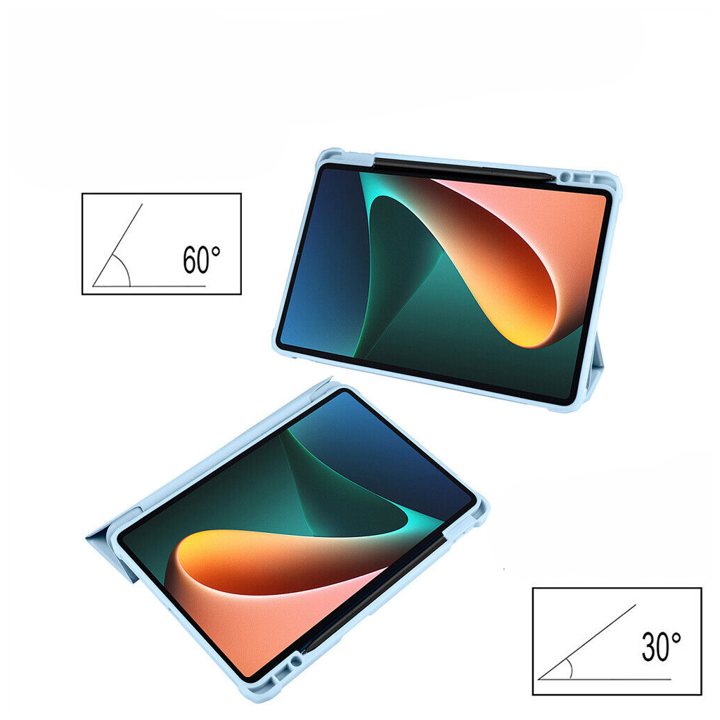 Чехол для планшета BeCover Soft Edge Pencil Mount Xiaomi Mi Pad 5 / 5 Pro Light Blue (708365) - 6