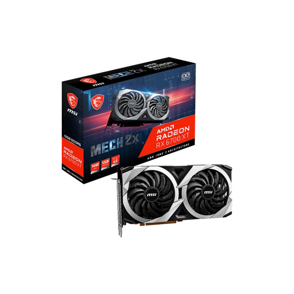 Видеокарта MSI Radeon RX 6700 XT 12Gb MECH 2X (RX 6700 XT MECH 2X 12G) - 4