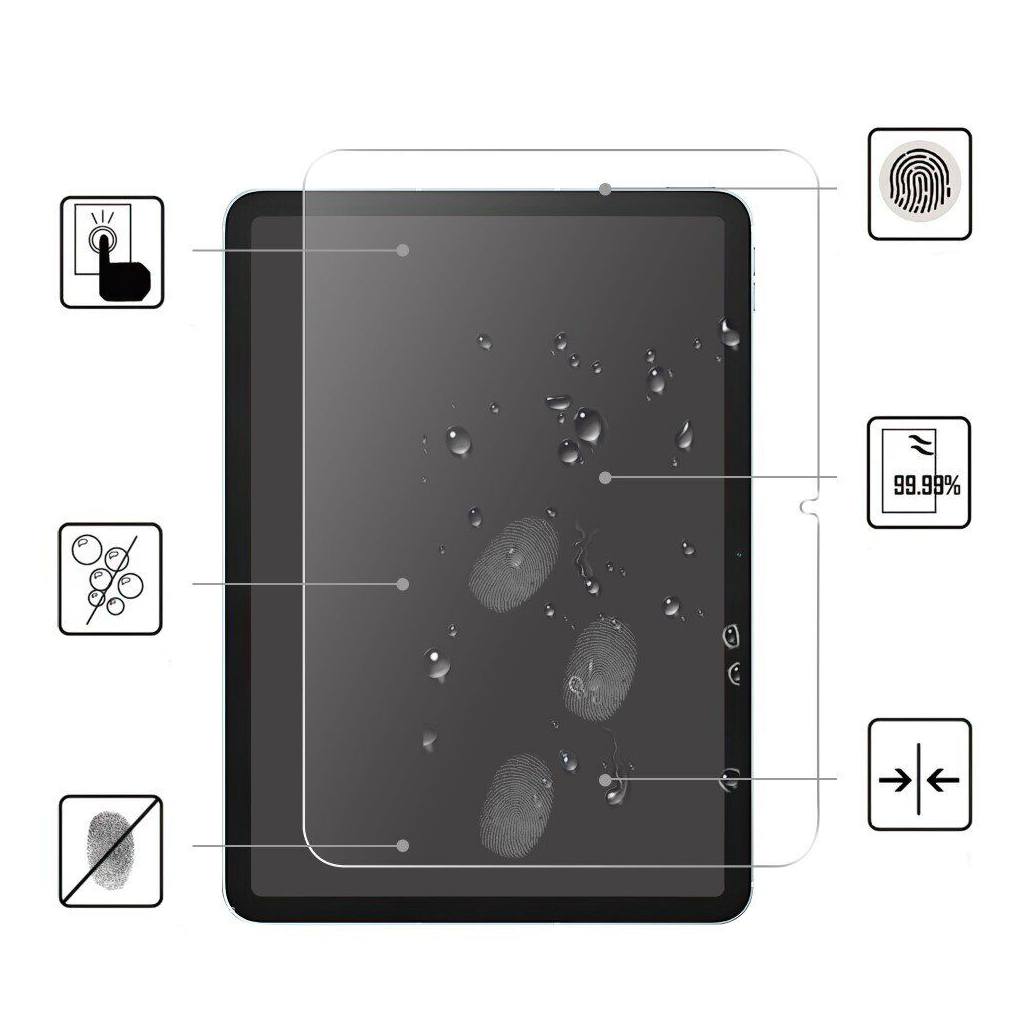 Стекло защитное BeCover Apple iPad 10.9" 2022 (708138) - 3