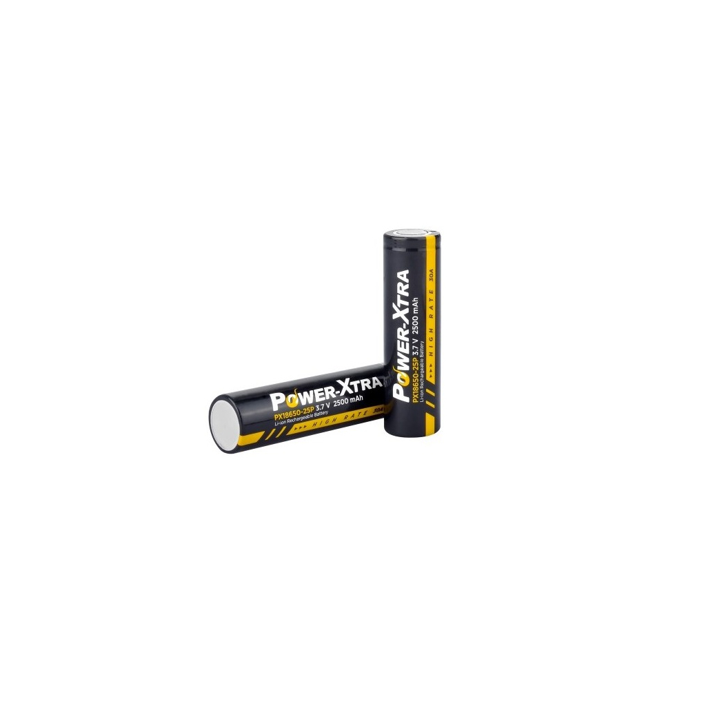 Аккумулятор 18650 Li-Ion 2500mAh, 3.7V, orange Power-Xtra (PX18650-25BL / 29745)