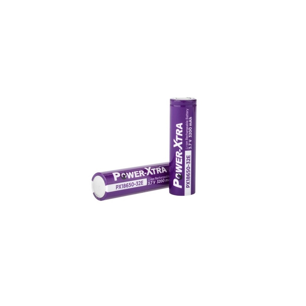 Аккумулятор 18650 Li-Ion 3200mAh, 3.7V, violet Power-Xtra (PX18650-32V / 29750) Аккумулятор 18650 Li-Ion 3200mAh, 3.7V, violet Power-Xtra (PX18650-32V / 29750)