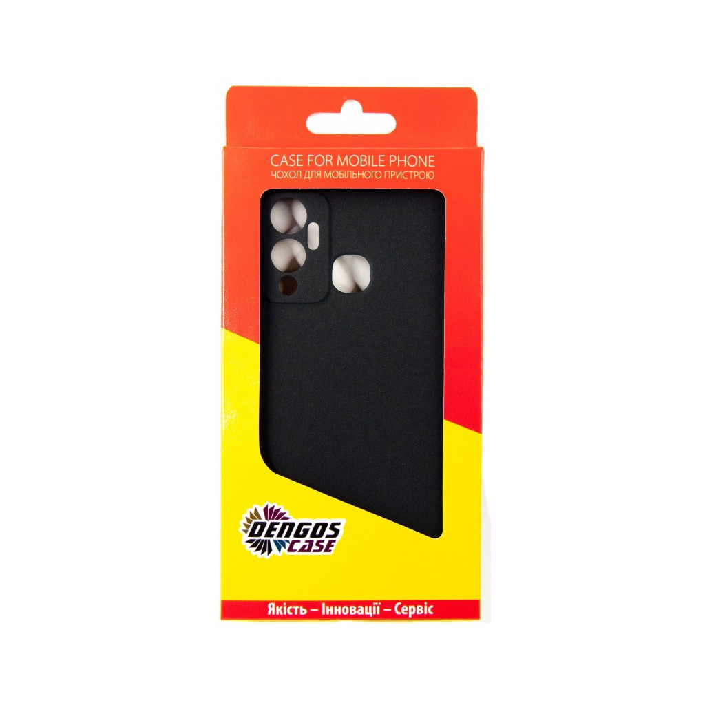 Чехол для моб. телефона Dengos Carbon Infinix Hot 12 Play (black) (DG-TPU-CRBN-163) - 4