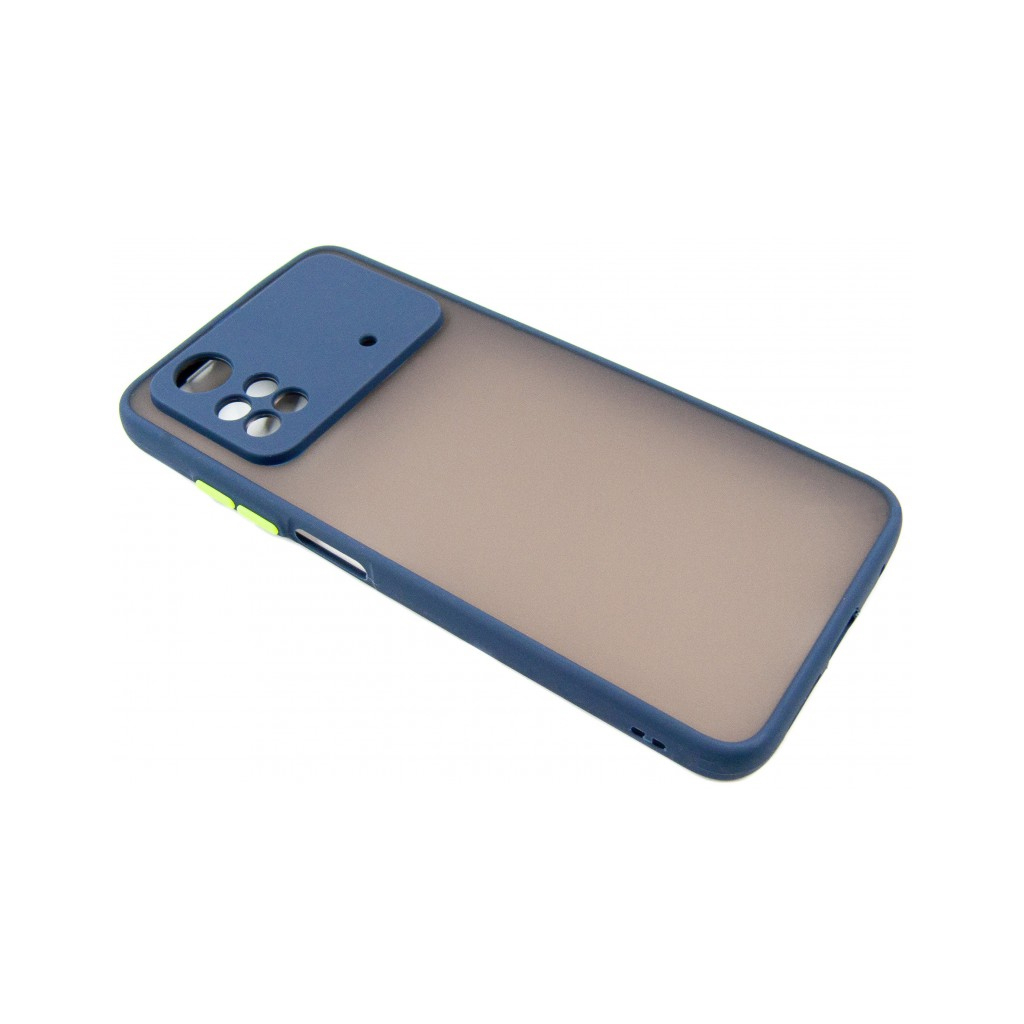 Чехол для моб. телефона Dengos Matte Poco M4 Pro 4G (blue) (DG-TPU-MATT-116) - 3
