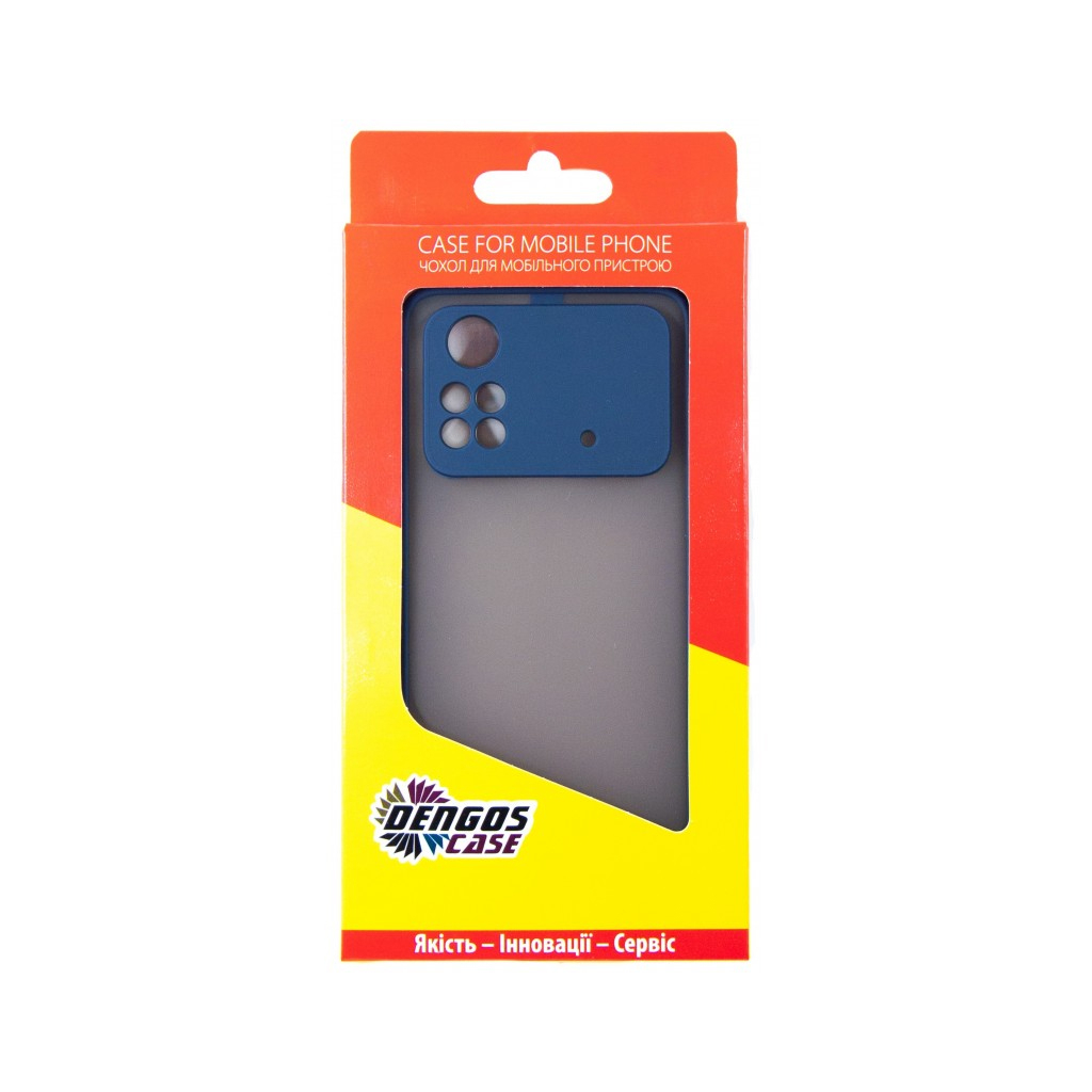 Чехол для моб. телефона Dengos Matte Poco M4 Pro 4G (blue) (DG-TPU-MATT-116) - 5