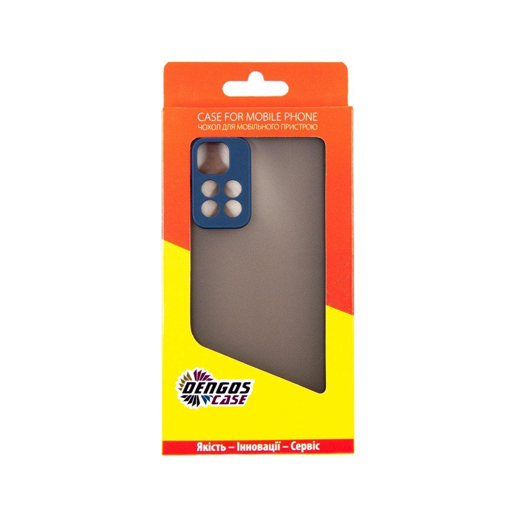 Чехол для моб. телефона Dengos Matte Xiaomi Redmi Note 11 Pro 5G (blue) (DG-TPU-MATT-115) - 5