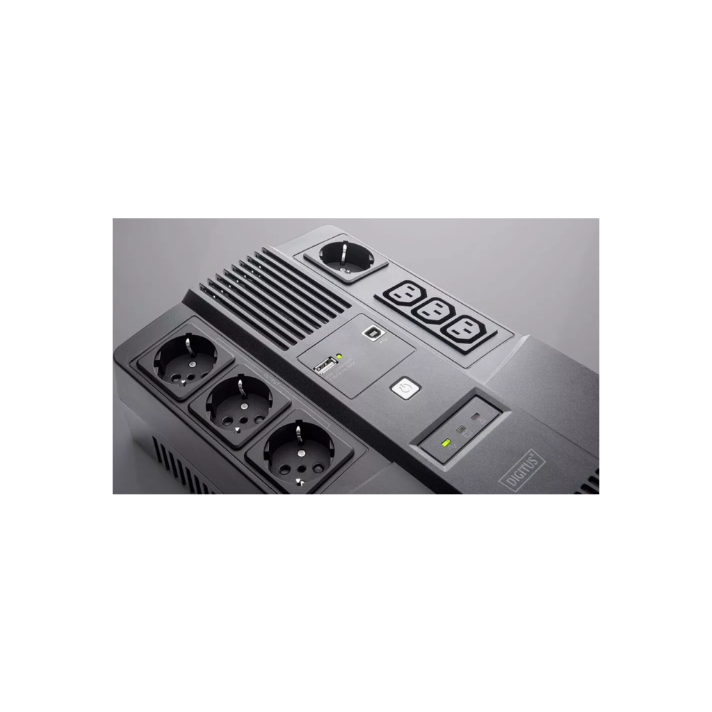 Источник бесперебойного питания Digitus 800VA DN-170 (DN-170111) - 7 Источник бесперебойного питания Digitus 800VA DN-170 (DN-170111) - 7