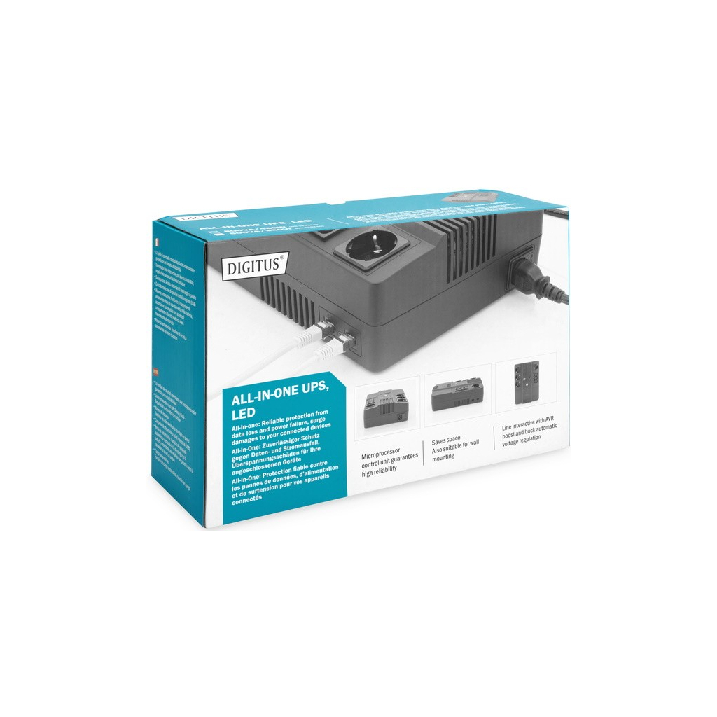 Источник бесперебойного питания Digitus 600VA DN-170110 (DN-170110) - 5 Источник бесперебойного питания Digitus 600VA DN-170110 (DN-170110) - 5