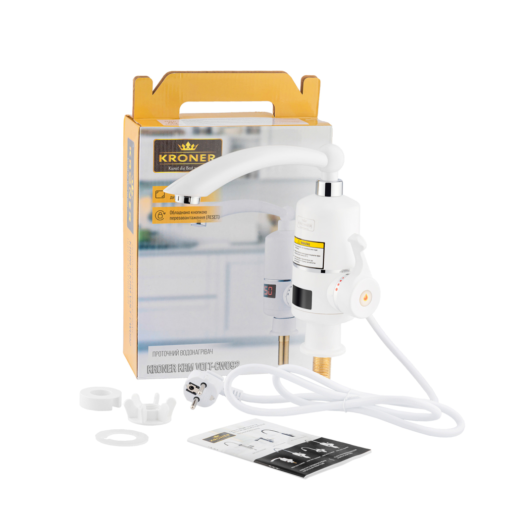 Проточный водонагреватель Kroner Volt-CW092 (CV020442) - 2 Проточный водонагреватель Kroner Volt-CW092 (CV020442) - 2