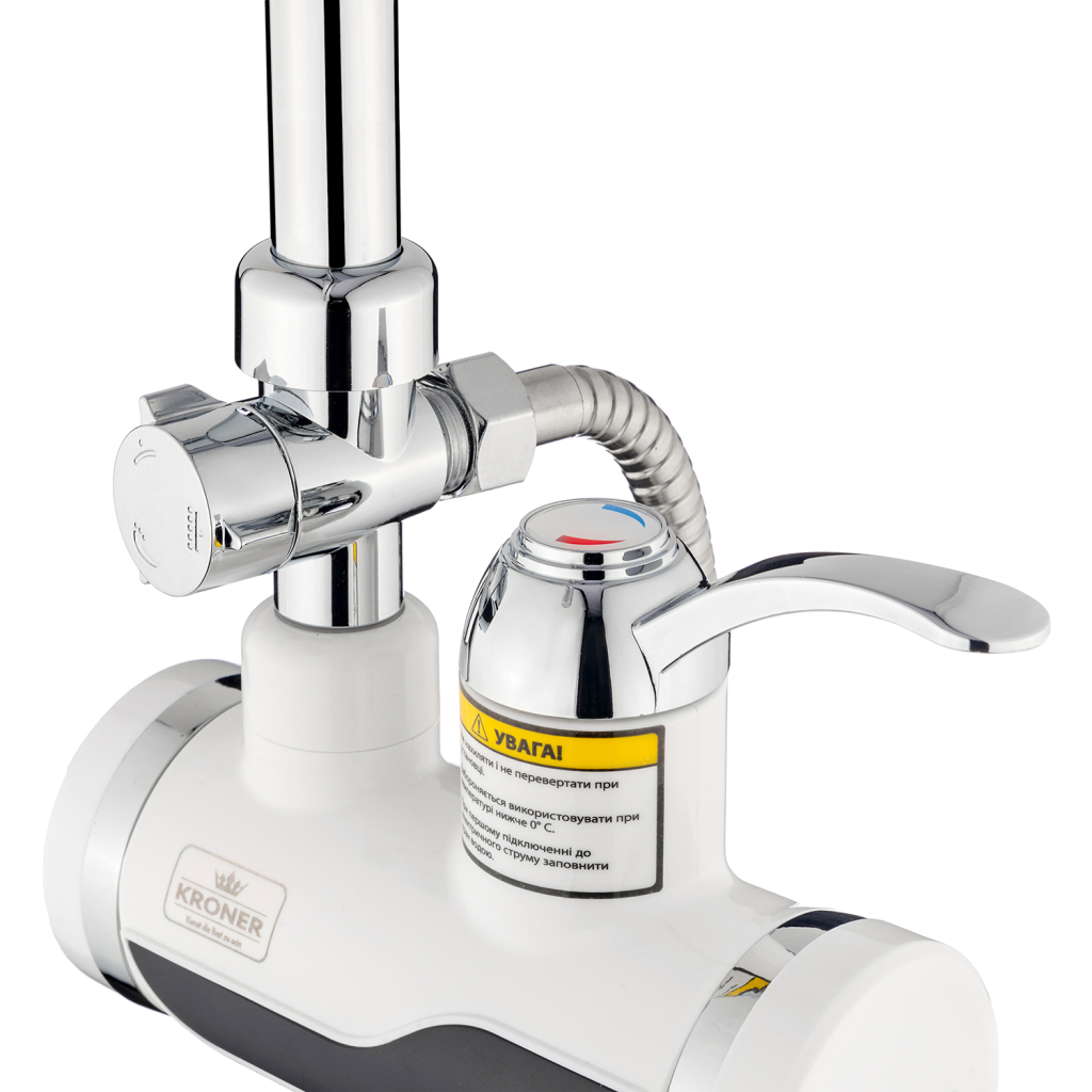 Проточный водонагреватель Kroner Volt-CW191MDS (CV023248) - 1 Проточный водонагреватель Kroner Volt-CW191MDS (CV023248) - 1