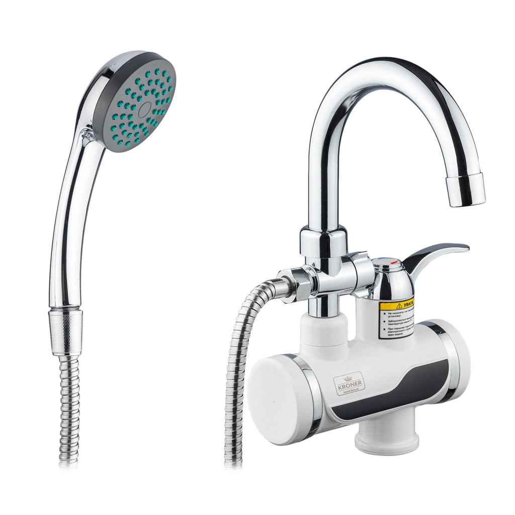 Проточный водонагреватель Kroner Volt-CW191MDS (CV023248) Проточный водонагреватель Kroner Volt-CW191MDS (CV023248)