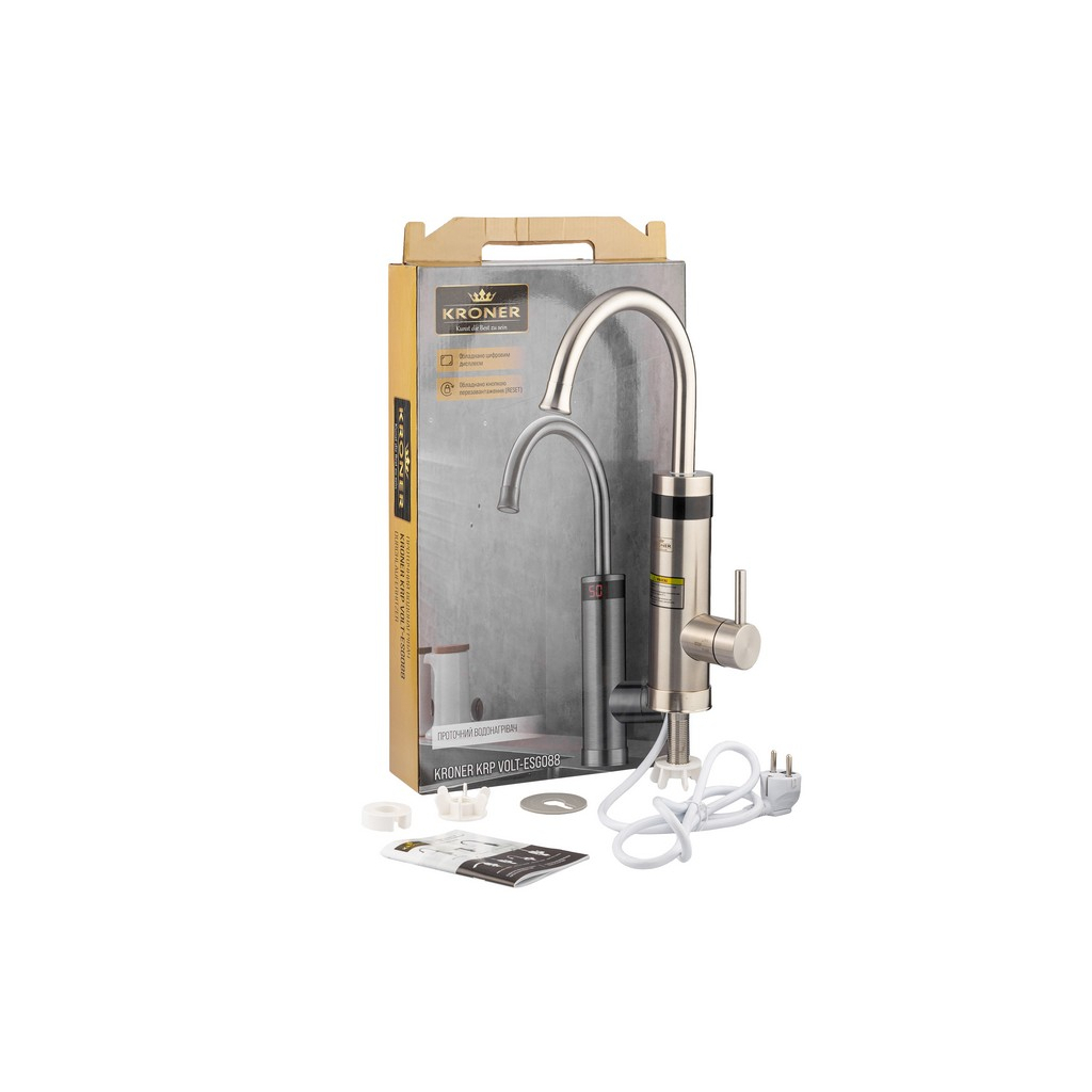 Проточный водонагреватель Kroner Volt-ESG088 (CV022965) - 3 Проточный водонагреватель Kroner Volt-ESG088 (CV022965) - 3