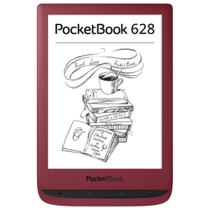 Электронная книга Pocketbook 628 Touch Lux5 Ink RubyRed (PB628-R-WW)