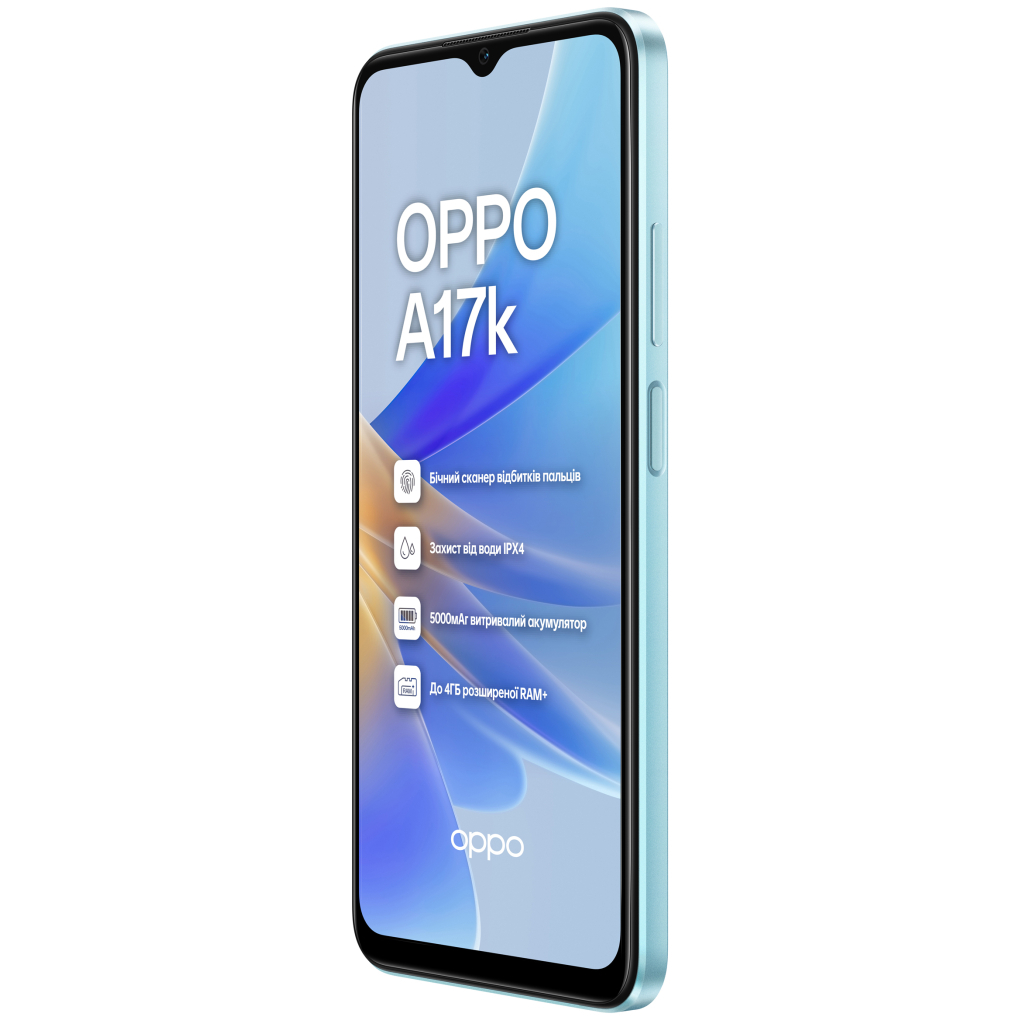 Мобильный телефон Oppo A17k 3/64GB Blue (OFCPH2471_BLUE_3/64) - 8