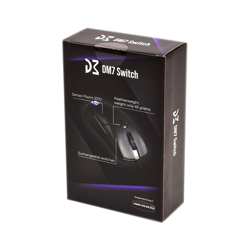 Мышка Dream Machines DM7 Switch Kailh PA 3370 Black (DM7_SWITCH) - 7