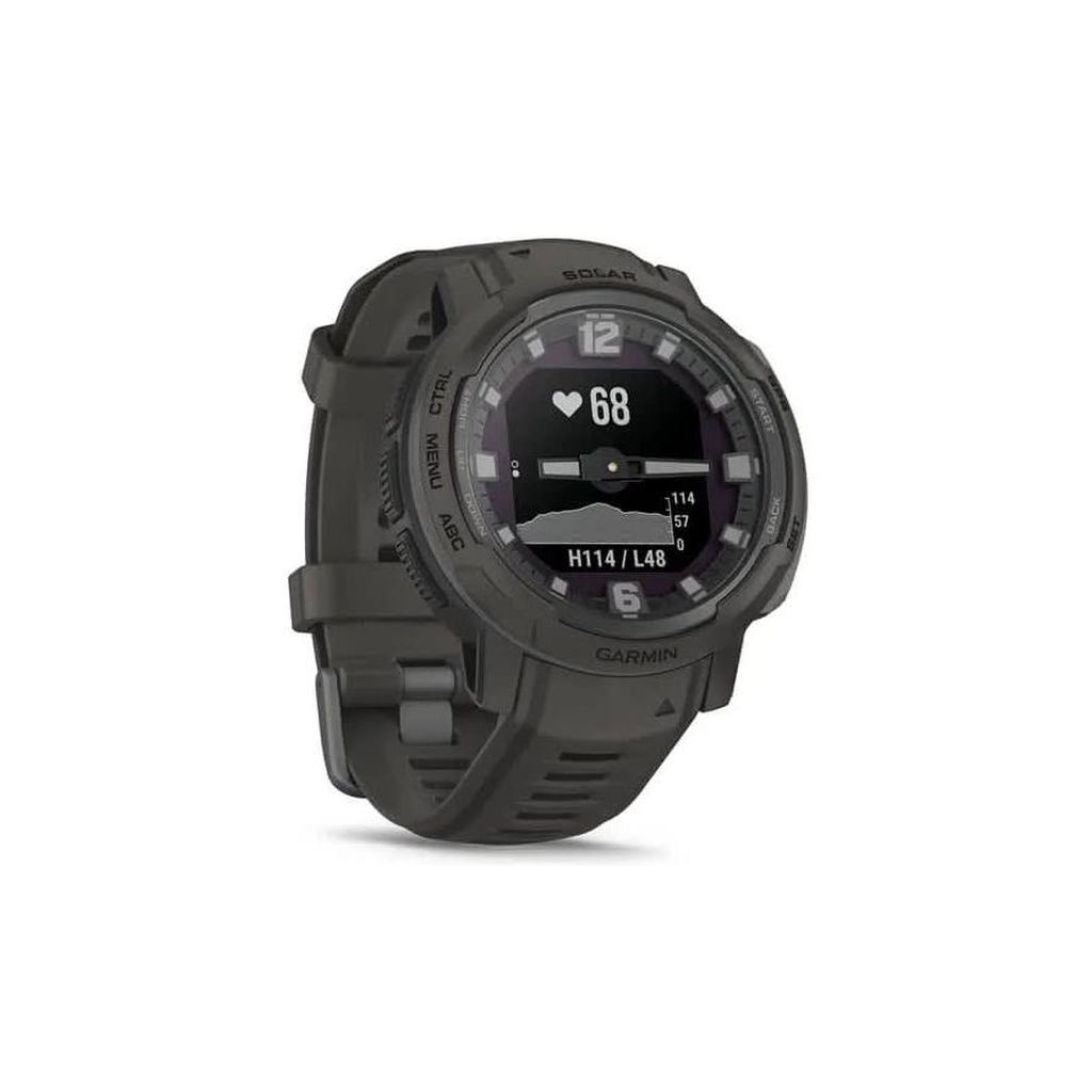 Смарт-часы Garmin Instinct Crossover Solar, Graphite (010-02730-01) - 2