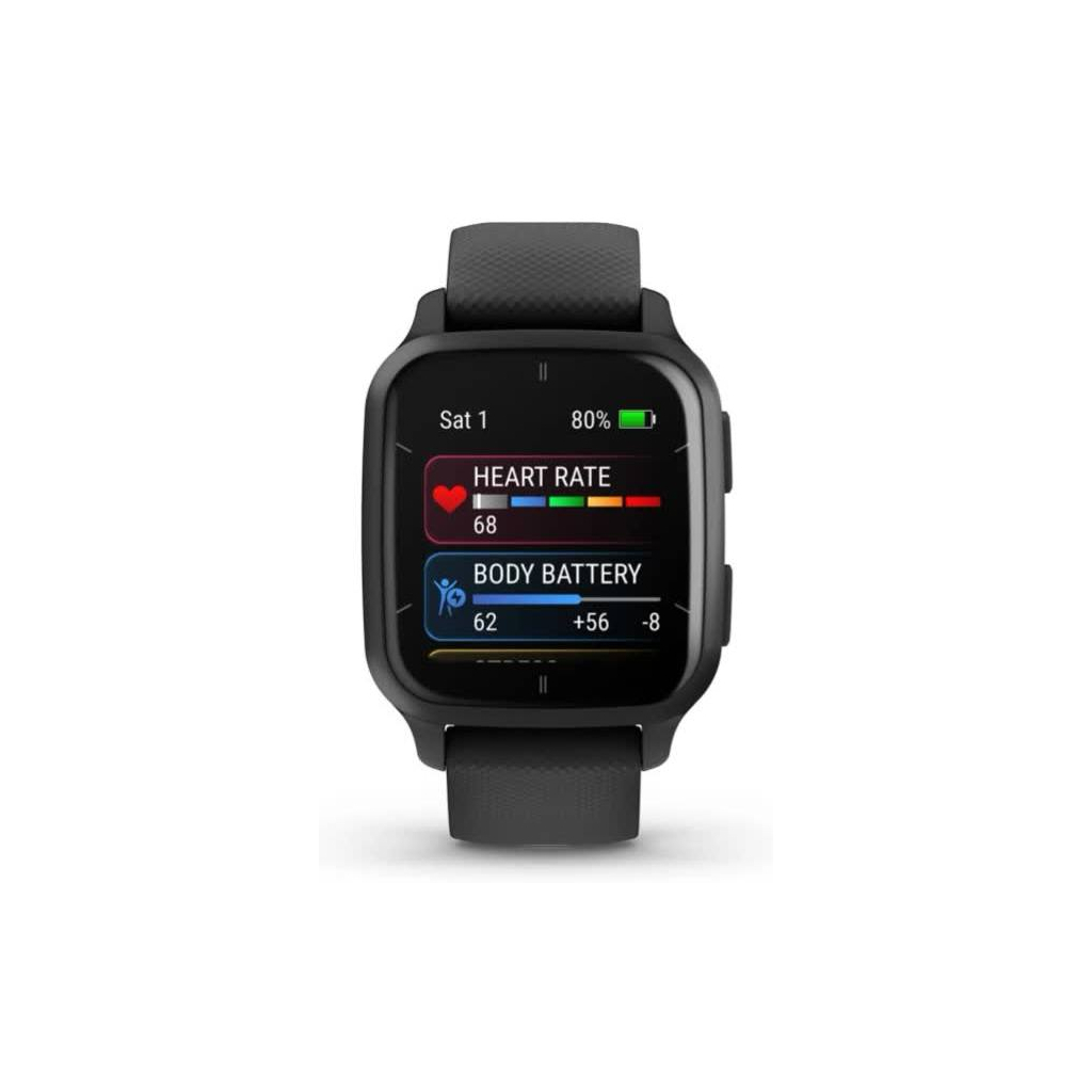 Смарт-часы Garmin Venu Sq 2, Music, Black/Slate (010-02700-10) - 1