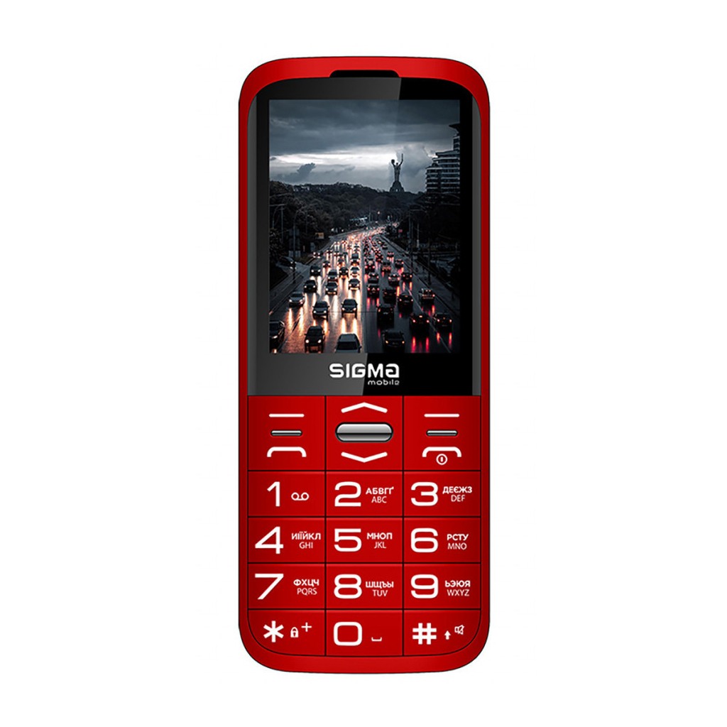 Мобильный телефон Sigma Comfort 50 Grace Type-C Red (4827798121825) - 1