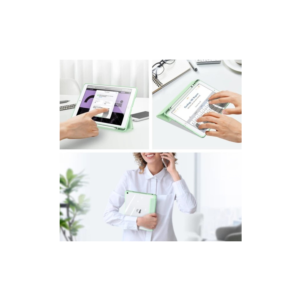 Чехол для планшета BeCover Soft Edge Lenovo Tab M10 Plus TB-125F (3rd Gen) 10.61" Green (708333) - 2