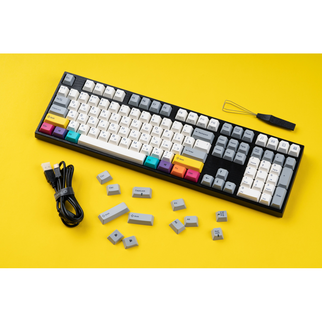 Клавиатура Varmilo VEA108 CMYK Cherry Mx Brown Multicolor (A26A024A2A1A06A007) - 2