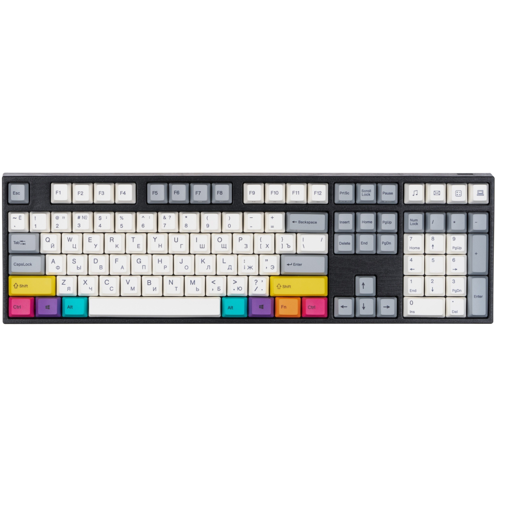 Клавиатура Varmilo VEA108 CMYK Cherry Mx Brown Multicolor (A26A024A2A1A06A007)