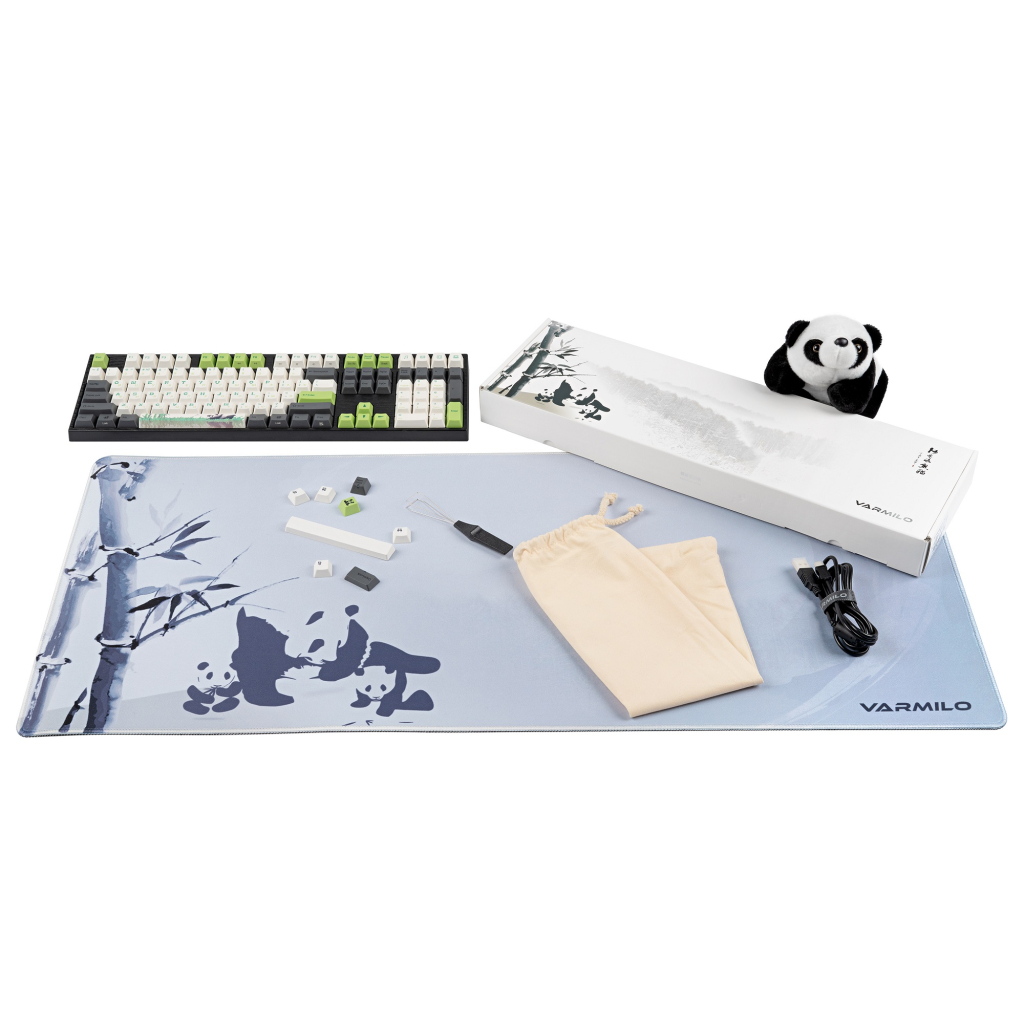 Клавиатура Varmilo VEA108 Panda R2 Cherry Mx Silent Red Multicolor (A26A029A6A1A06A026) - 3