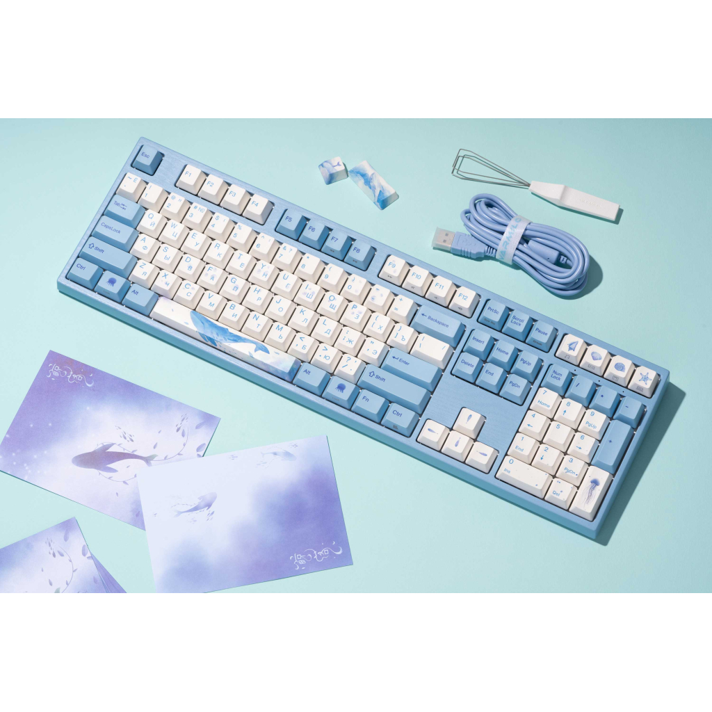 Клавиатура Varmilo VEA108 Sea Melody Cherry Mx Silent Red Multicolor (A26A038A6A1A06A033) - 2
