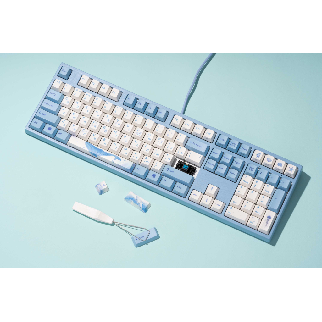 Клавиатура Varmilo VEA108 Sea Melody Cherry Mx Silent Red Multicolor (A26A038A6A1A06A033) - 5