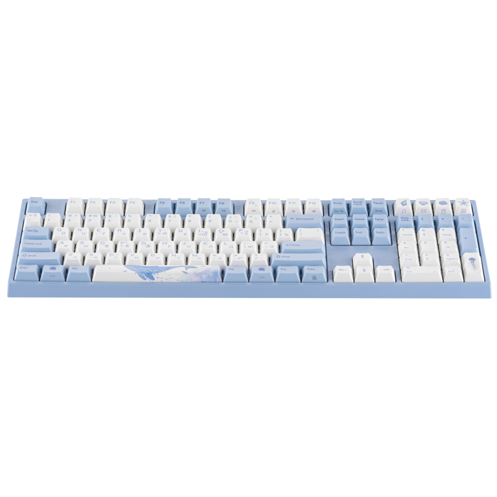 Клавиатура Varmilo VEA108 Sea Melody Cherry Mx Silent Red Multicolor (A26A038A6A1A06A033) - 9