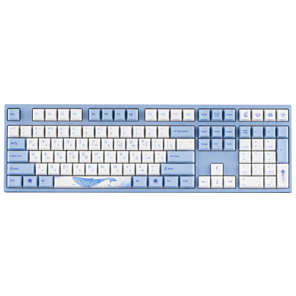 Клавиатура Varmilo VEA108 Sea Melody Cherry Mx Silent Red Multicolor (A26A038A6A1A06A033)