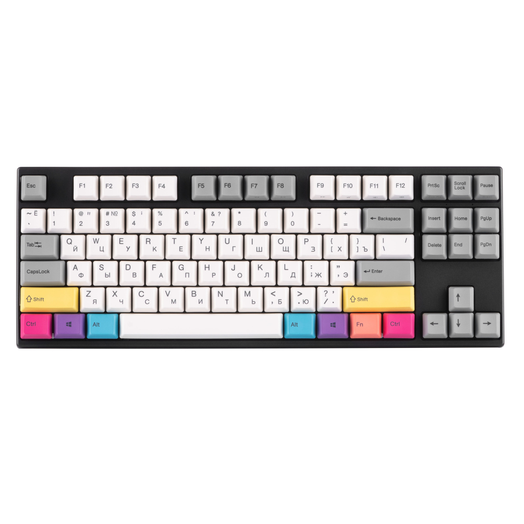 Клавиатура Varmilo VEA87 CMYK Cherry Mx Blue Multicolor (A23A024A1A1A06A007)