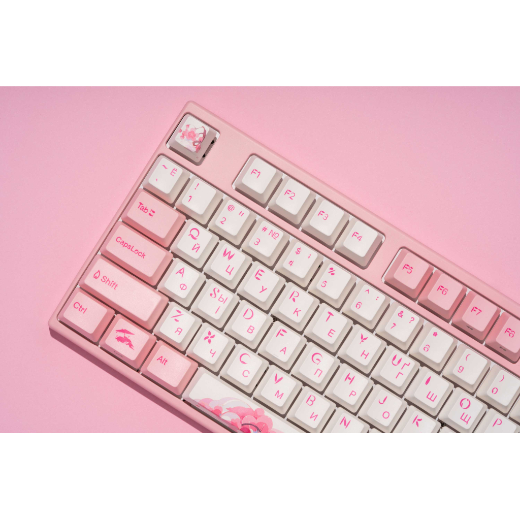 Клавиатура Varmilo VEA87 Sakura R2 EC Rose V2 (A33A027B0A3A17A024) - 4 Клавиатура Varmilo VEA87 Sakura R2 EC Rose V2 (A33A027B0A3A17A024) - 4