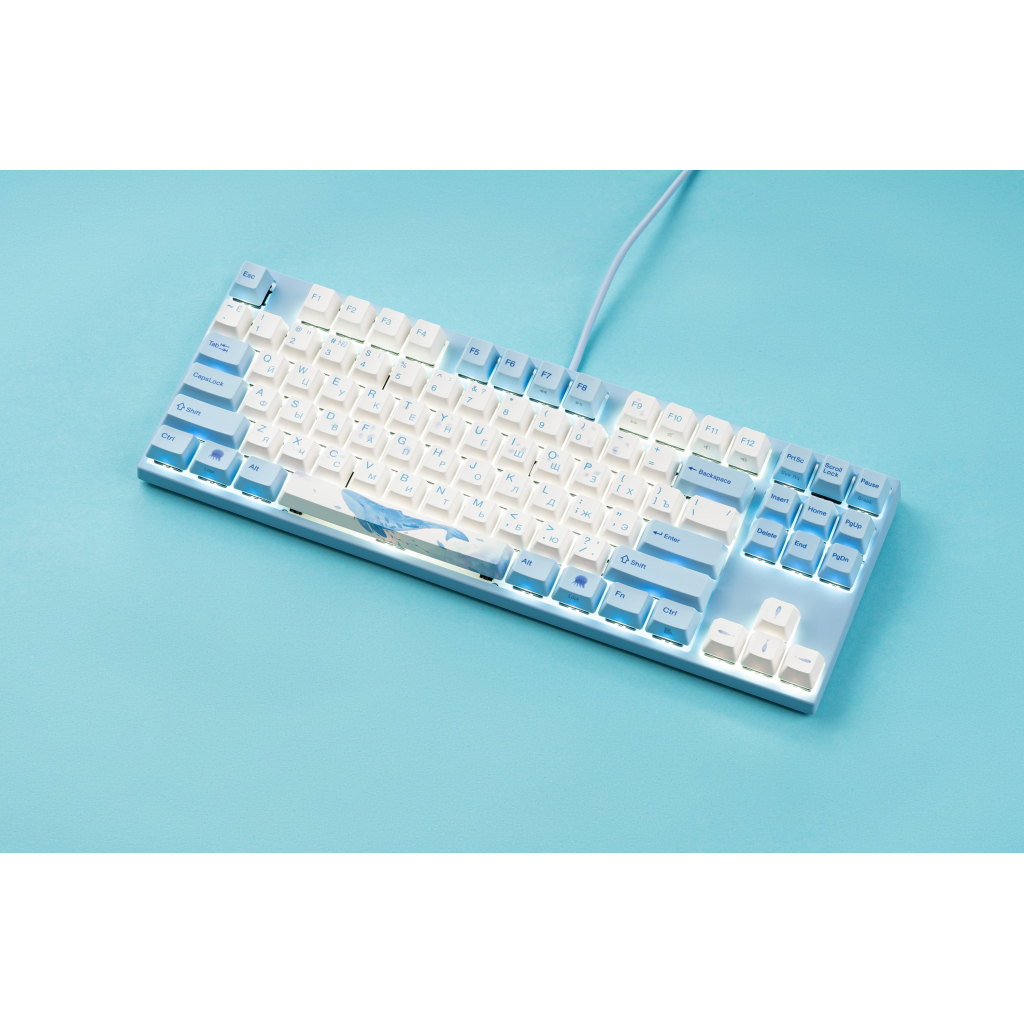 Клавиатура Varmilo VEM87 Sea Melody EC V2 Rose Multicolor (A33A038B0A3A06A033) - 1 Клавиатура Varmilo VEM87 Sea Melody EC V2 Rose Multicolor (A33A038B0A3A06A033) - 1