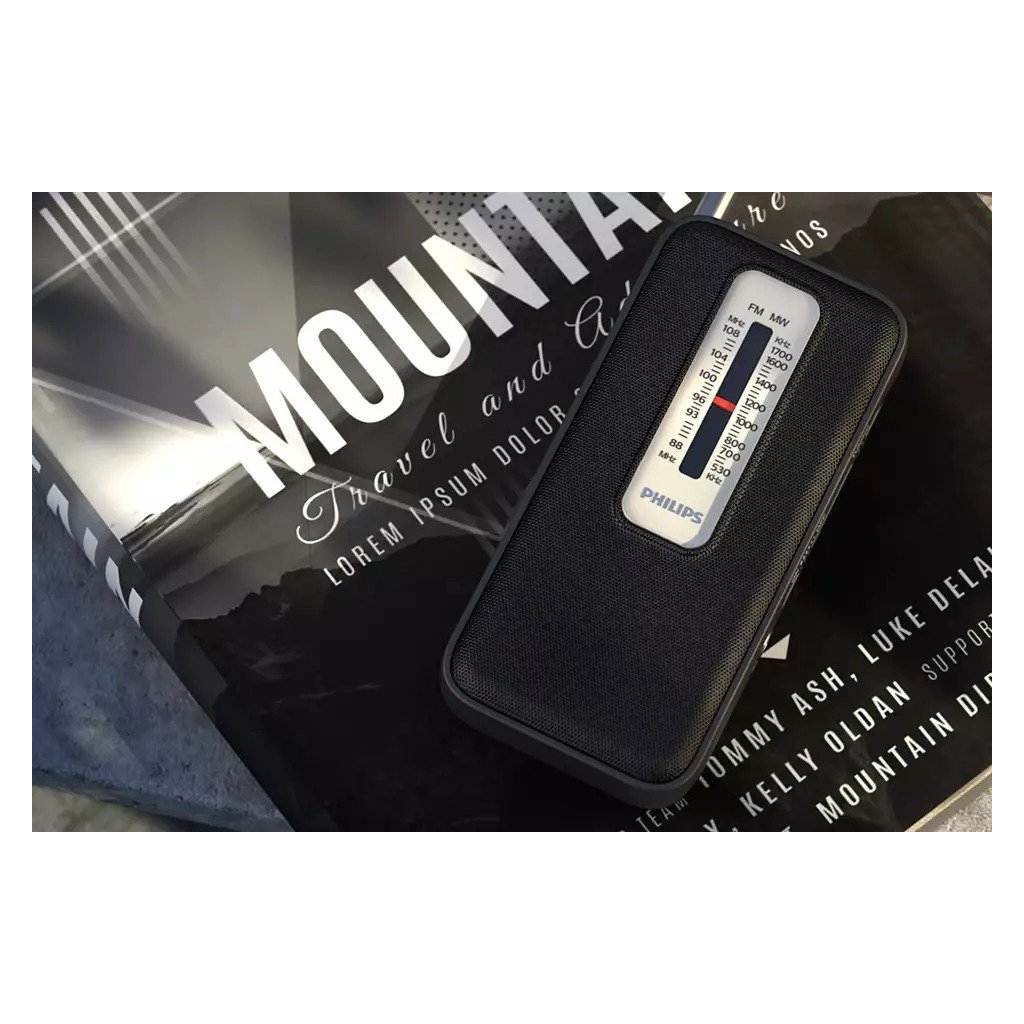 Портативный радиоприемник Philips TAR1506 FM/MW mono 100 mW AUX 3.5mm 2хAAA (TAR1506/00) - 4